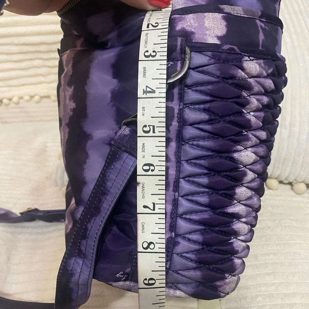 Lug Adagio Purple Tie-dye‎ Crossbody Bag Easy Care